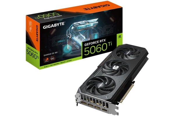 Karta graficzna GIGABYTE RTX 5060 Ti Gaming OC 8GB GDDR7