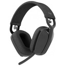 Słuchawki Logitech Zone Vibe 100 Nauszne Bezprzewodowe szary