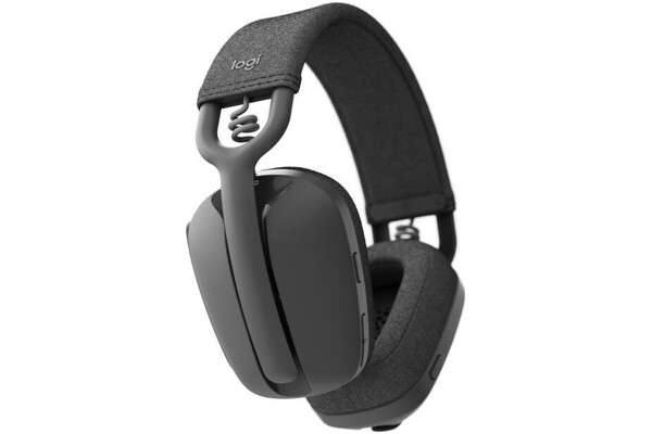 Słuchawki Logitech Zone Vibe 100 Nauszne Bezprzewodowe szary