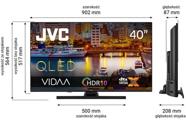 Telewizor JVC LT40VQF550D 40" Full HD