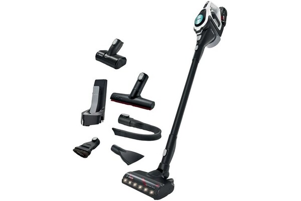 Odkurzacz Bosch BCS8215HYG Unlimited 8 pionowy z pojemnikiem czarno-biały