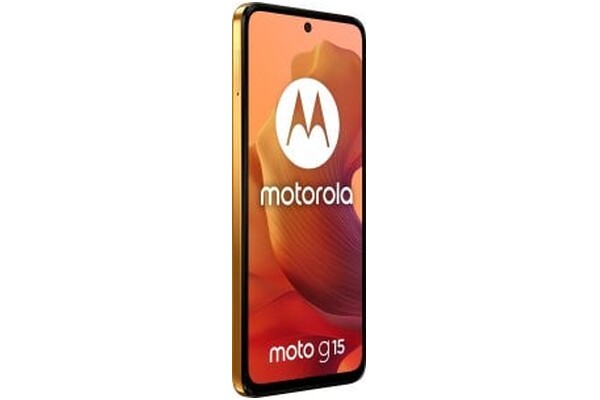 Smartfon Motorola moto g15 pomarańczowy 6.78" 4.0GB/128.0GB
