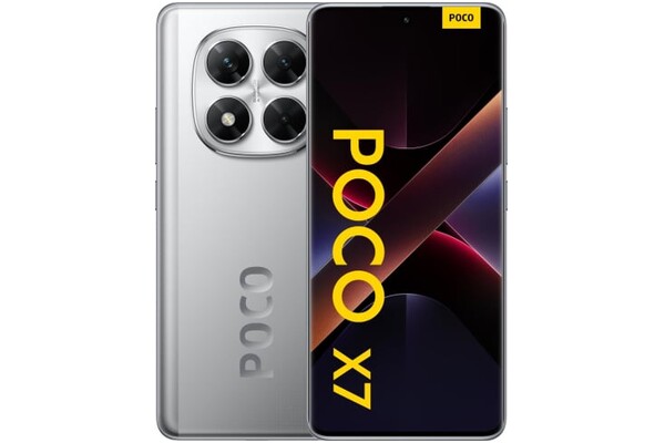 Smartfon Xiaomi POCO X7 5G srebrny 6.67" 12.0GB/512.0GB
