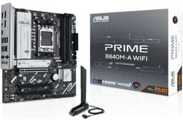 Płyta główna ASUS B840M-A Prime WiFi Socket AM5 AMD B840 DDR5 ATX