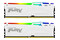 Pamięć RAM Kingston Fury White Beast RGB 64GB DDR5 6000MHz Z radiatorem 1.1V 30CL