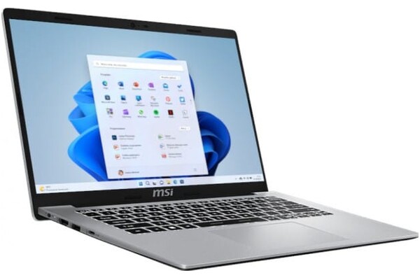 Laptop MSI Modern 15 15.6" Intel Core i5 1334U INTEL Iris Xe 16GB 512GB SSD Windows 11 Professional srebrny