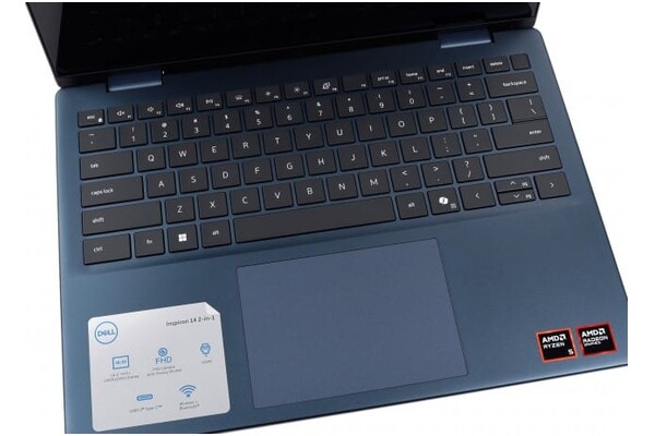 Laptop DELL Inspiron 7445 14.0" AMD Ryzen 5 8640HS AMD Radeon 16GB 512GB SSD Windows 11 Home niebieski