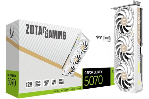 Karta graficzna ZOTAC RTX 5070 AMP White 12GB GDDR7