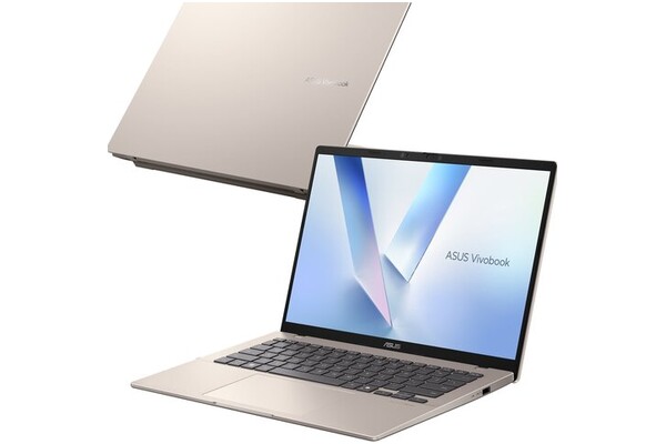 Laptop ASUS Vivobook 14 14.0" Qualcomm Snapdragon Snapdragon QUALCOMM Adreno 16GB 512GB SSD Windows 11 Home złoty