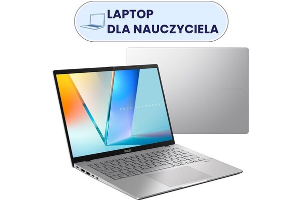Laptop ASUS Vivobook Flip S14 14.0" Intel Core i5 13420H INTEL UHD 16GB 512GB SSD Windows 11 Home srebrny