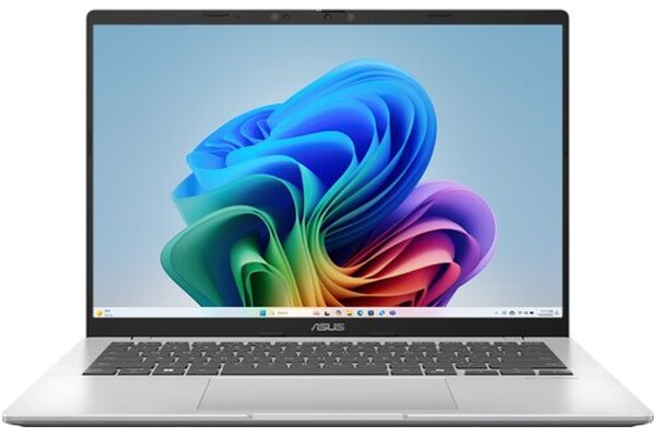 Laptop ASUS Vivobook 14 14.0" Qualcomm Snapdragon Snapdragon QUALCOMM Adreno 16GB 512GB SSD Windows 11 Home srebrny