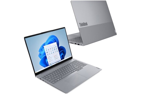 Laptop Lenovo ThinkBook 16 16.0" Intel Core Ultra 5 225U Intel 16GB 512GB SSD Windows 11 Professional szary