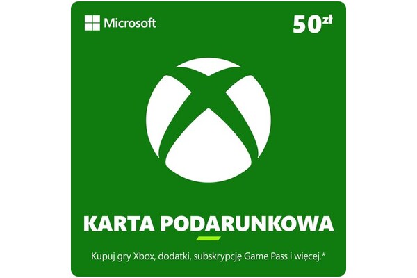 Kod podarunkowy 50 PLN Xbox One