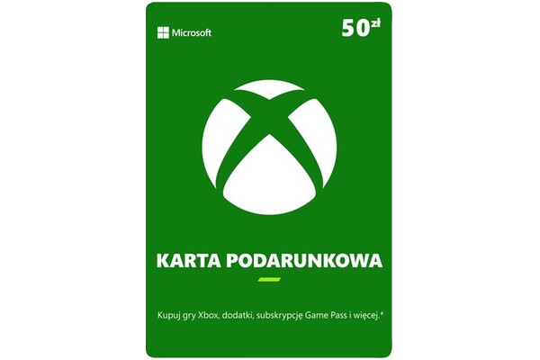 Kod podarunkowy 50 PLN Xbox One