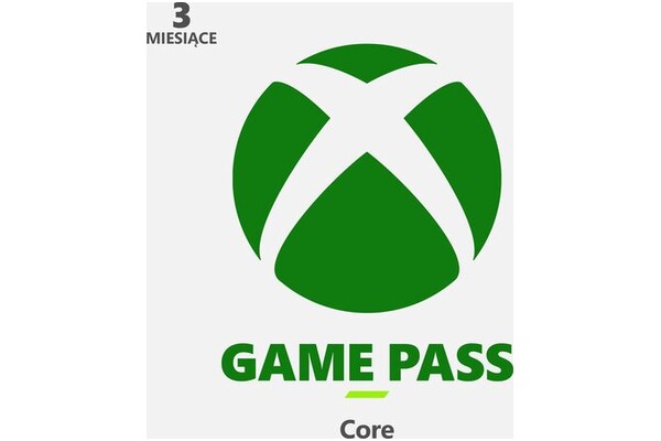 Game Pass Core 3 miesiące Xbox (One/Series S/X)