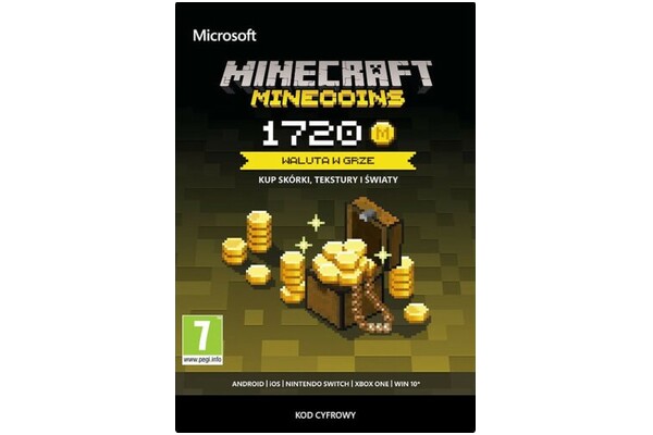 Minecraft Minecoins Edycja 1720 monet PC, Xbox One