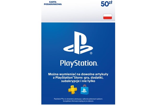 PlayStation Network 50 zł PlayStation 3