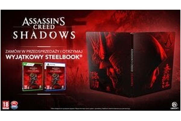 Assassins Creed Shadows Edycja Limitowana + Steelbook PlayStation 5