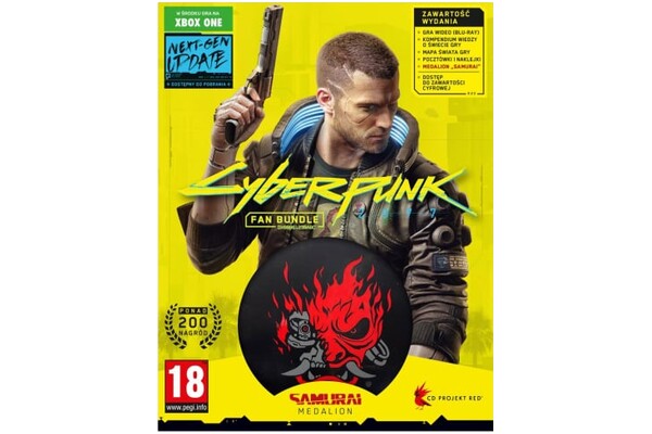 Cyberpunk Edycja 2077 Fan Bundle Xbox One