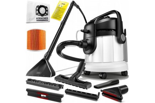 Odkurzacz Karcher SE4 tradycyjny bezworkowy biały