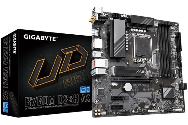 Płyta główna GIGABYTE B760MDS3H Socket 1700 Intel B760 DDR5 miniATX