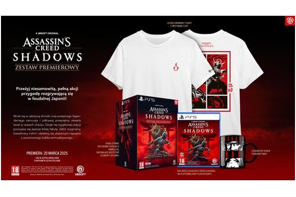 Assassins Creed Shadows Zestaw premierowy PlayStation 5