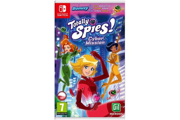 Odlotowe Agentki Totally Spies Cybermisja Nintendo Switch