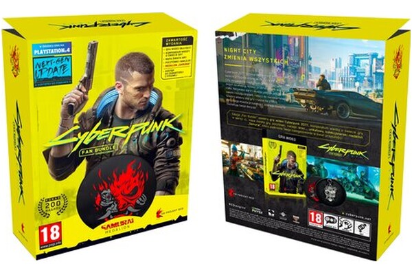 Cyberpunk Edycja 2077 Fan Bundle Pack PlayStation 4
