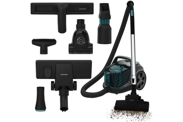 Odkurzacz Cecotec Conga Rockstar Animal Pro tradycyjny z pojemnikiem 900W czarno-niebieski