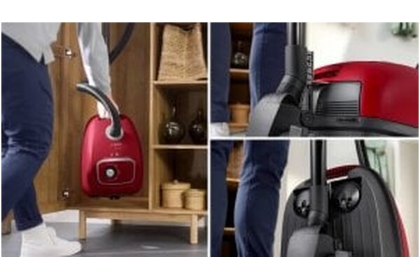 Odkurzacz Bosch BGB41RD3 tradycyjny workowy 600W czerwony