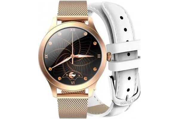 Smartwatch Gino Rossi SW0144D 1.09" różowo-złoty