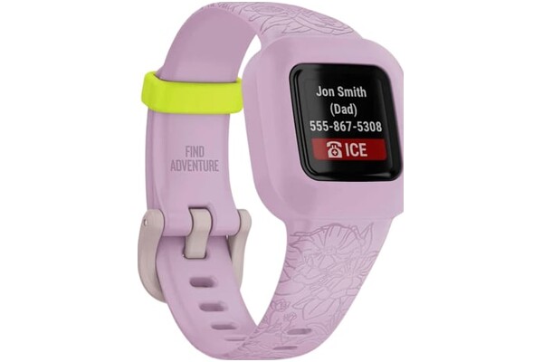 Smartband Garmin Vivofit JR różowy