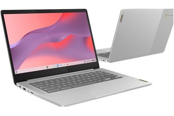 Laptop Lenovo IdeaPad Slim 3 14.0" Mediatek Kompanio 520 ARM Mali-G52 2EE MC2 8GB 128GB SSD chrome os szary