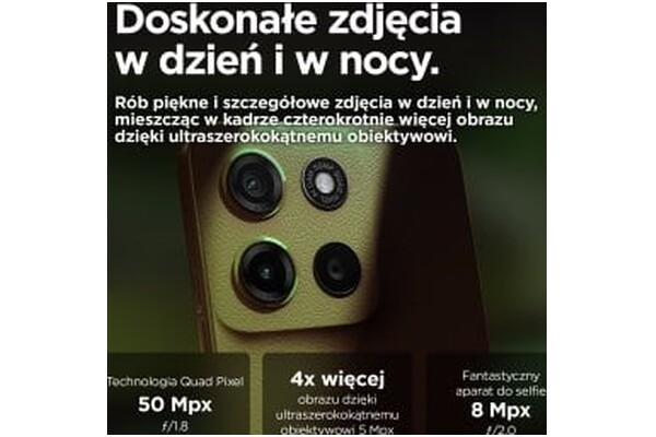 Smartfon Motorola moto g15 zielony 6.78" 8.0GB/512.0GB
