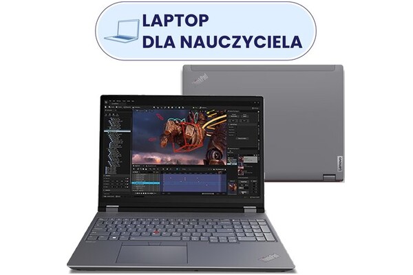 Laptop Lenovo ThinkPad P16 16.0" Intel Core i7 14700HX NVIDIA RTX 3500 Ada 64GB 1TB SSD Windows 11 Professional szary