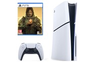 Konsola Sony PlayStation 5 Slim 1TB biało-czarny + Death Stranding Directors Cut + pad bezprzewodowy DualSense