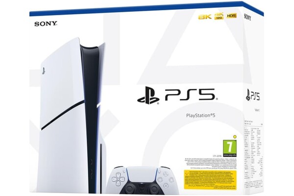 Konsola Sony PlayStation 5 Slim 1TB biało-czarny + Death Stranding Directors Cut + pad bezprzewodowy DualSense