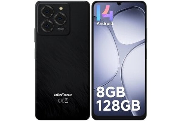 Smartfon Ulefone Note 20 Pro czarny 6.75" 4.0GB/128.0GB