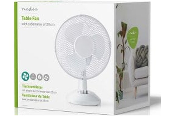wentylator Biurkowy Nedis FNTB10CWT23
