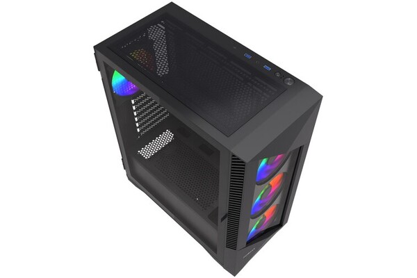 Obudowa PC Gembird CCCFC900ARGB Fornax 900 Midi Tower czarny