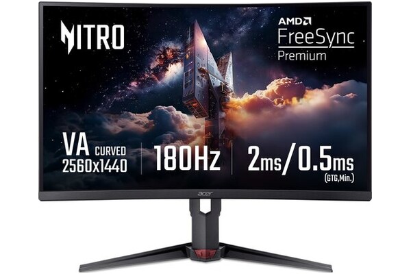 Monitor 27.0" ACER Nitro XZ273UP2BMIIPHX czarny