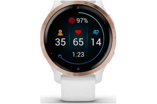 Smartwatch Garmin Venu 2S 1.10" biało-różowy