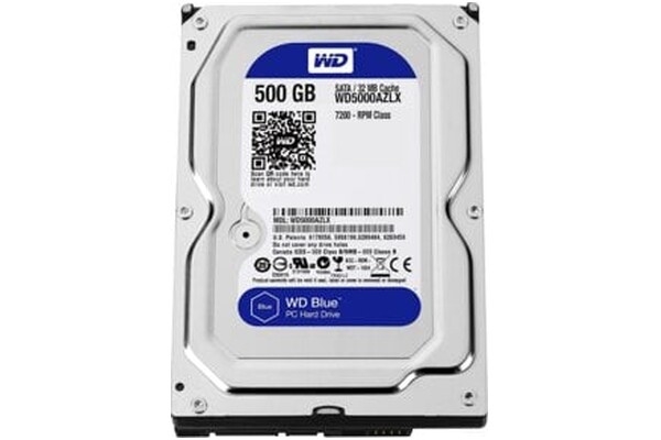 Dysk wewnętrzny WD Blue HDD SATA (3.5") 500GB