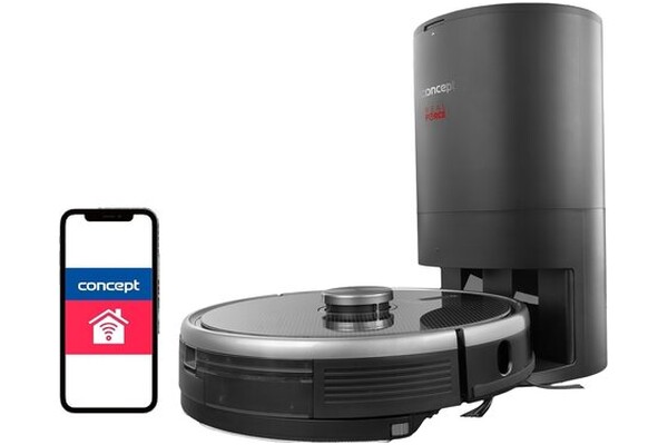 Odkurzacz Concept Real Force Clean robot sprzątający z pojemnikiem czarny