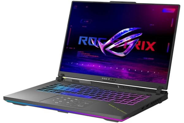Laptop ASUS ROG Strix G16 16.0" AMD Ryzen 9 8940HX NVIDIA GeForce RTX 5070 Ti 4GB 1TB SSD M.2 Windows 11 Professional grafitowy