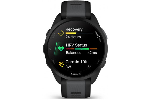 Smartwatch Garmin Forerunner 165 czarno-szary