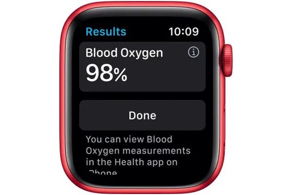 Smartwatch Apple Watch Series 6 1.30" czerwony