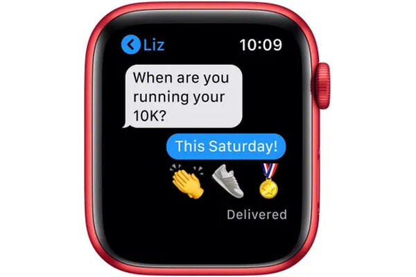 Smartwatch Apple Watch Series 6 1.30" czerwony
