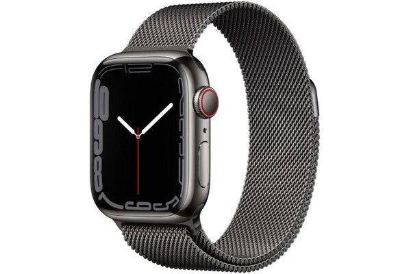 Smartwatch Apple Watch Series 7 1.90" grafitowy