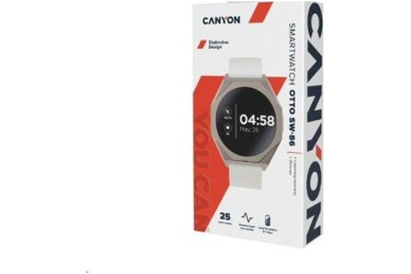 Smartwatch Canyon SW86 1.30" biały